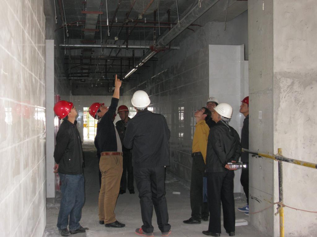 督察理实一体化大楼内部