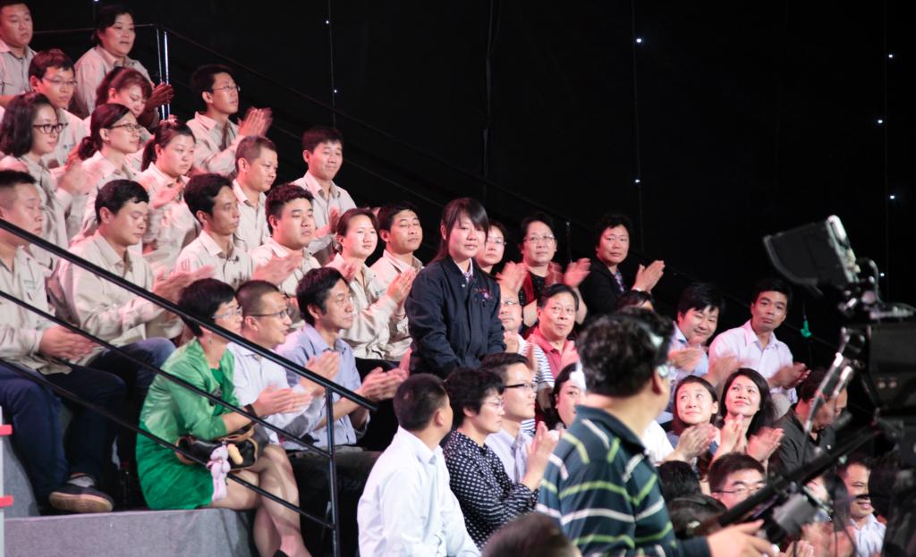 故事的主人公---王姣姣应邀来到现场